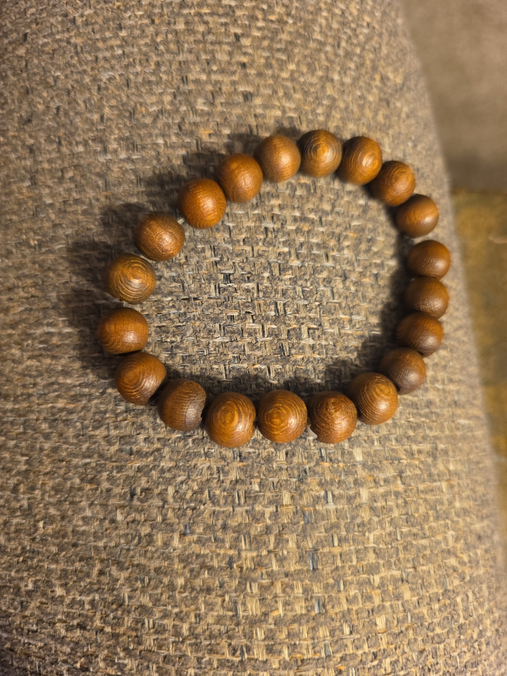 Brown Wooden Bead Bracelet -  Accessories